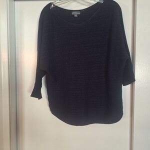 Croft & Barrow Women's Dark Blue Crew Neck Sweater